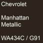 Preview: Chevrolet, Manhattan Metallic, WA434C / G91.